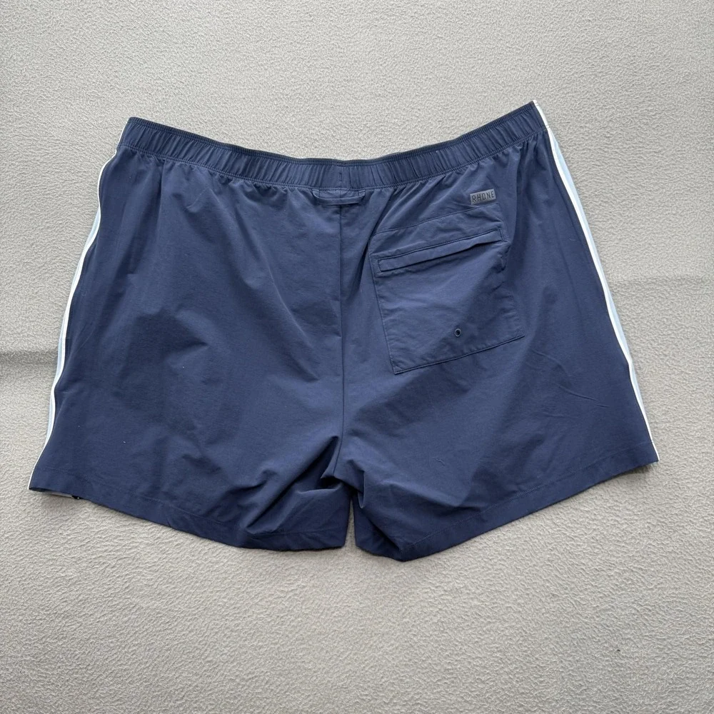 Rhone Swim Shorts Mens 2XL Blue Colorblock Riptide 6 Inseam Trunks Quick‎ Dry